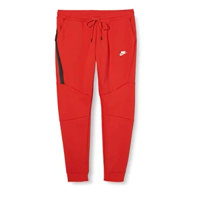 Abbildung von Nike Herren Sport Trousers M NSW TCH FLC JGGR, University red/(White), L T, 805162