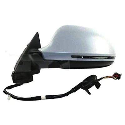 Abbildung von Außenspiegel Tyc 302 0068 links grundiert für elektr.Spiegelverstellung, asphärisch, beheizbar AUDI: A3 Sportback