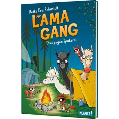 Abbildung von Die Lama Gang. Mit Herz &amp; Spucke 3: Drei gegen Spukerei: Lustige Detektivgeschichte ab 8 (3)