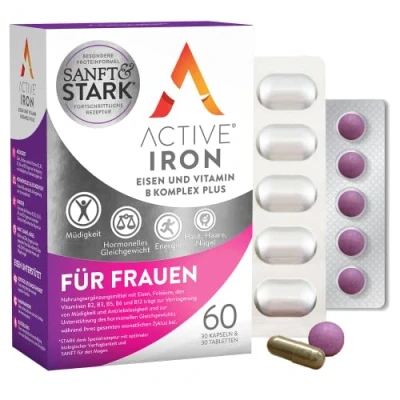 Abbildung von ActiveIron Eisen und Vitamin B Komplex Plus 60 St