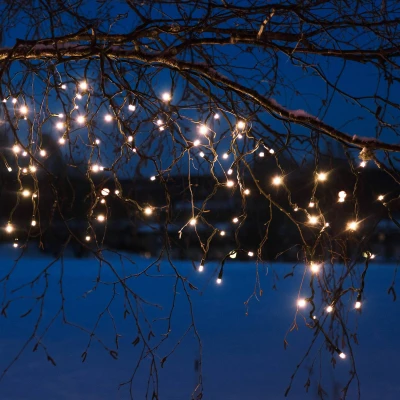 Abbildung von Lichtervorhang Chrissline Extra 100 LEDs 2.850K