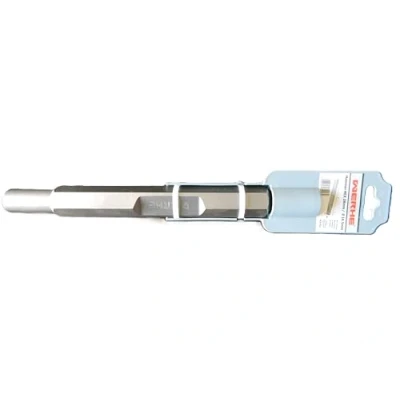 Abbildung von WERHE® Professional HEX28 Ø16,5mm 25x260mm Erdnageleintreiber zum Einstecken von Tiefenerder Erder Erdung Staberder Jack Hammer Picket Pfosten Driver Treiber