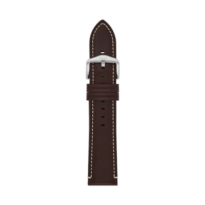 Abbildung von Fossil Uhrenband für Herren 22 mm LiteHide Leder braun, S221496