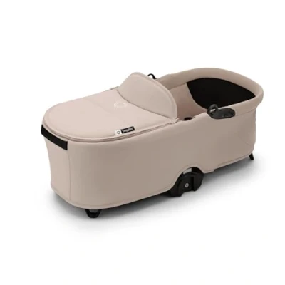 Abbildung von Bugaboo Dragonfly Liegewanne mit Lüftungsfenstern, einhändig faltbar in jeder Position, kompatibel dem City Kinderwagen, Desert Taupe