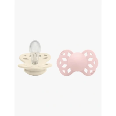 Abbildung von BIBS Infinity Schnuller 2er Pack Gr. 1 Symmetrical, Ivory/Blossom