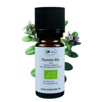 Abbildung von Sala Thymianöl Aroma ätherisches Öl naturrein BIO zum Verzehr 10 ml