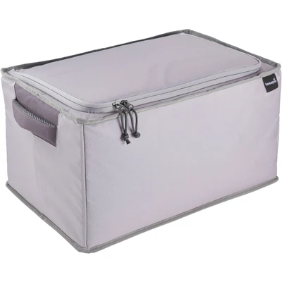 Abbildung von keeeper neo Faltbare Isoliertasche, 40 l, Gr. XL, Passend für Klappbox ben, 15 kg Tragkraft, 7 h kühlend/wärmend, Aus recycelten PET Flaschen, 48 x 31,5 26,5 cm, Graphite