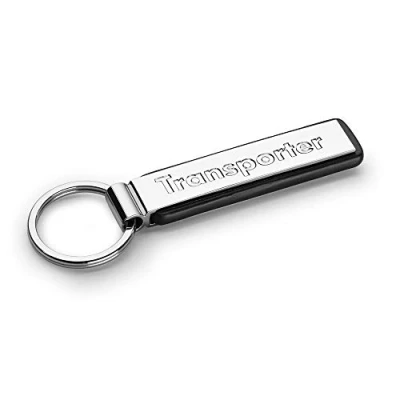 Abbildung von Volkswagen 000087010APYCC Schlüsselanhänger Transporter Schriftzug Keyring Metall Anhänger, Silber