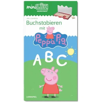 Abbildung von miniLÜK: Kindergarten/Vorschule Buchstabieren mit Peppa Pig (miniLÜK Übungshefte: Deutsch)
