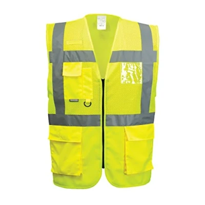 Abbildung von Portwest MADRID MESH AIR EXEKUTIV WESTE, Größe: XL, Farbe: Gelb, C496YERXL