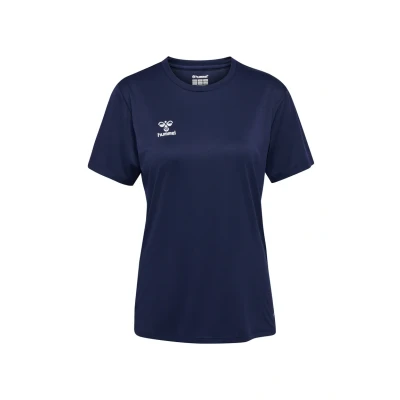 Abbildung von Hummel Essential Tshirt basic, Damen, Größe: 44, Marine