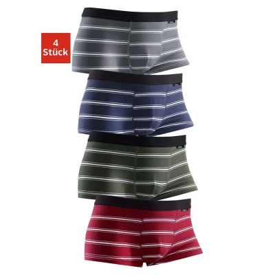Abbildung von Buffalo Boxershorts, (Packung, 4 St.), in Hipster Form mit elastischer Baumwolle, Â&quot;Cotton made AfricaÂ&quot;