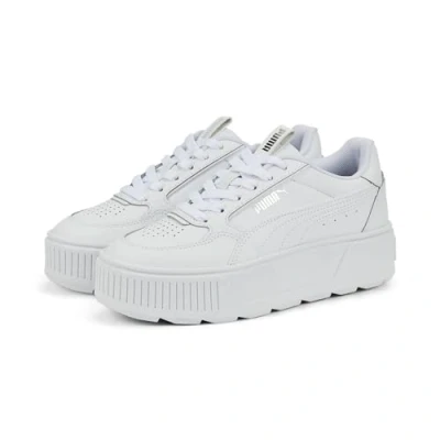 Abbildung von Puma Caven 2.0 Block JR Unisex Sneaker low für Kinder, Größe: 37, White/warm white/myrtle Schuhe