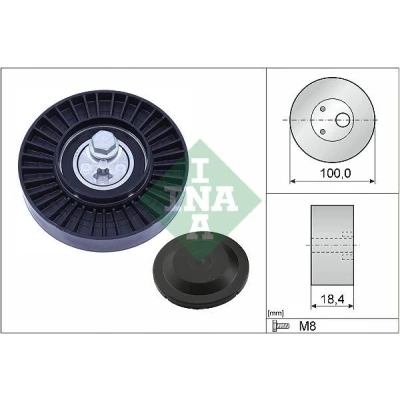 Abbildung von INA 531 0966 10 Spannrolle AUDI: Q7, Q5, A4 B9 Avant