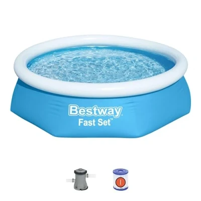 Abbildung von Kinder Schwimmen Pool Mit Filterpumpe Fast Set leicht grün