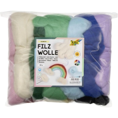 Abbildung von folia Bastelfilz Set mehrfarbig