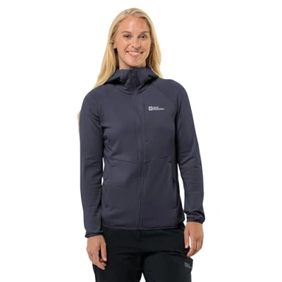 Abbildung von Jack Wolfskin Kolbenberg Fleecejacke, Damen, Größe: Large, Graphite