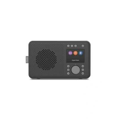 Abbildung von Pure DAB+ tragbares Radio mit Bluetooth 5.0 (DAB/DAB+ und UKW TFT Farbdisplay 20 Senderspeicher Preset Tasten 3.5mm Klinkenstecker Batteriebetrieb möglich USB) Charcoal