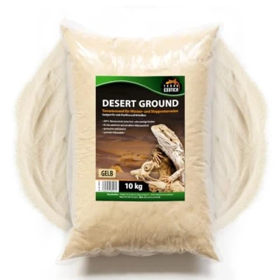 Abbildung von Terrariensand Desert Ground in 5, 10 oder 25 Kg Wüstensand für EIN natürliches Wüstenumfeld im Terrarium natürlicher Bodengrund (10 Kg)