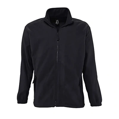 Abbildung von SOLS Mens North Full Zip Outdoor Fleece Jacke (Holzkohle)