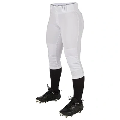Abbildung von Champro Damen Turnier Traditionelle Low Rise Polyester Softball Hose, Größe M, Weiß