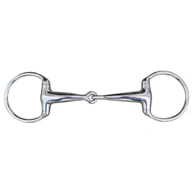Abbildung von HKM 9872 Olivenkopfgebiss, Gebiss einfach gebrochen, massives Edelstahl, 18 mm