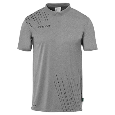 Abbildung von uhlsport Herren Score 26 Poly Poloshirt Und Jungs Sport Polo, Dark Grau Melange/Schwarz, 5XL EU