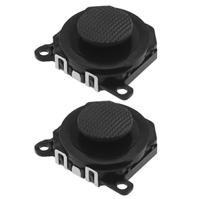 Abbildung von ECSiNG 2 Stück 3D Button Analog Joystick Stick Ersatz kompatibel mit PSP 1000 Steuertaste Kunststoff Schwarz [video game]