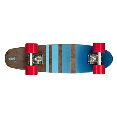 Abbildung von Ridge Erwachsene Maple Holz Mini Cruiser Number Three Skateboard, Red, MPB 22 NR3