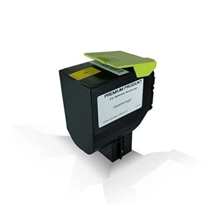 Abbildung von Print Klex Tonerkartusche Yellow mit 3.000 Seiten kompatibel für Lexmark CS310dn CS310n CS410dn CS410dtn CS410n CS510de CS510dte 70C2HY0 Gelb