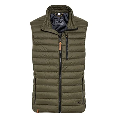 Abbildung von camel active MIT Horizontaler Steppung Weste, Herren, Größe: 54, Olive brown