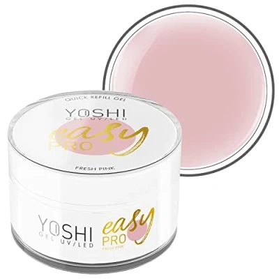Abbildung von Yoshi Jelly PRO Gel Nägel 50 ml Flexibles Maniküre UV Professionell Gelnägel Builder für Nagel und LED Rosa