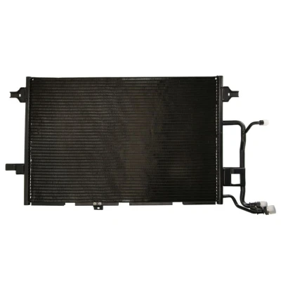 Abbildung von THERMOTEC KTT110081 Klimakondensator ohne Trockner 592 X 420 20 mm AUDI: A6 C5 Avant, Limousine, MERCEDES BENZ: S Klasse Limousine