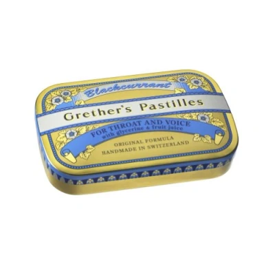 Abbildung von Grethers Blackcurrant Gold zuckerhaltig Pastillen Dose