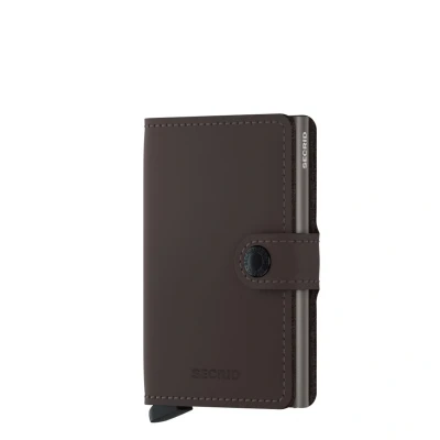 Abbildung von Secrid Miniwallet Portemonnaie Matte truffle