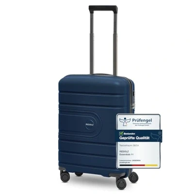 Abbildung von REDOLZ Hartschalen Kabinen Koffer Kleiner Trolley 40 x 20 55 cm aus hochwertigem, leichtem Polypropylen Material 4 Rollen &amp; TSA (Essentials 11)