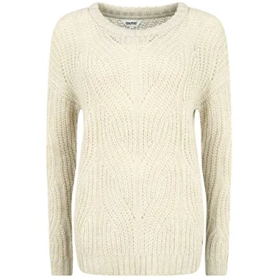 Abbildung von Oxmo Oxpia Strickpullover, Damen, Größe: Small, Grey mel