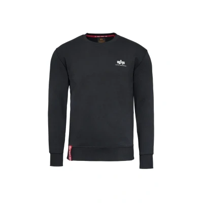 Abbildung von Alpha Industries Small LOGO Sweatshirt navy, Herren, Größe: XS, Navy