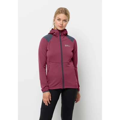 Abbildung von Jack Wolfskin Kolbenberg FZ W Trainingsjacke, Damen, Größe: Large, Sangria red