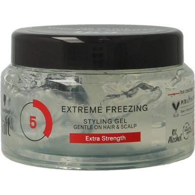 Abbildung von Taft Extreme Freezing Haargel 250 ml starker Halt vegan