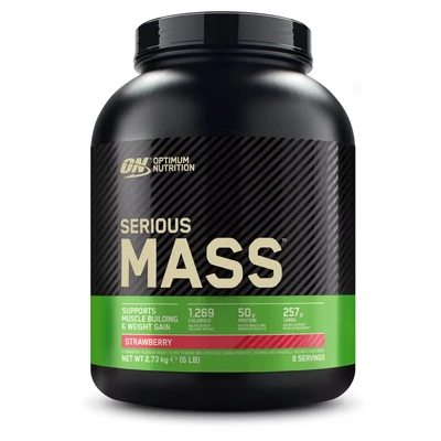 Abbildung von OPTIMUM NUTRITION Serious Mass Weight Gainer 2730g Dose / Strawberry 2730 g