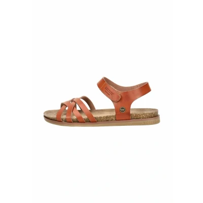 Abbildung von Mustang Riemensandalette, Damen, Größe: 38, Cognac Schuhe