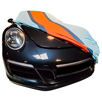 Abbildung von Star Cover Indoor Autoabdeckung kompatibel mit Porsche 911 (991) SUPER Soft Stretch