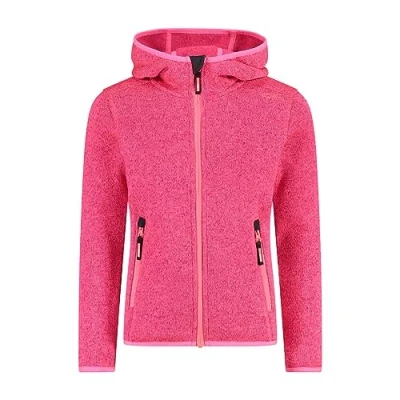 Abbildung von CMP Kid G Jacke mit fester Kapuze, Glanz Anthrazit, 176