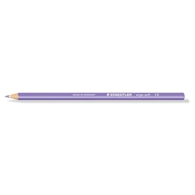 Abbildung von STAEDTLER 157 6 ergo Soft Farbstift, ergonomische Dreikantform, rutschfeste Oberfläche, 12 Stück im Kartonetui, violett