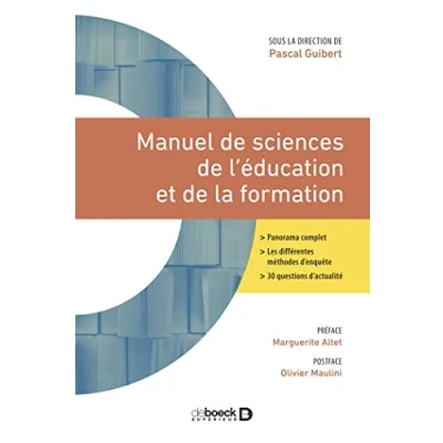 Abbildung von Manuel de sciences l&#039;éducation et la formation: 2021