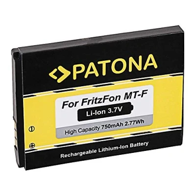 Abbildung von PATONA Ersatzakku Akku für AVM Fritz!Fon MT F C5 C4 M2 ACCU mit 750mAh Li ion