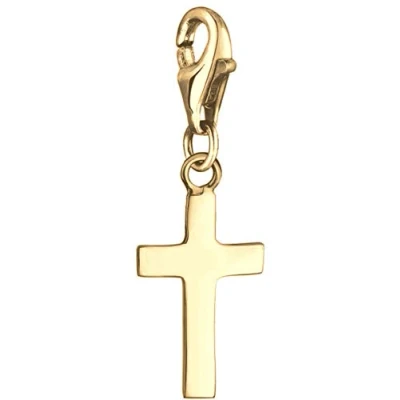 Abbildung von Nenalina Charm Einhänger Kreuz Symbol Anhänger Kommunion 925 Silber,
