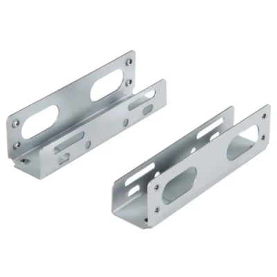 Abbildung von StarTech.com 3,5&quot; (8,9cm) Universal Festplatten Einbauwinkel Einbauschienen / Speichereinschubadapter für 5,25&quot; (13,3cm) HDD Schacht, 100 Stück