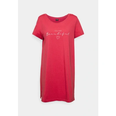 Abbildung von Lascana Bigshirt Nachthemd, Damen, Größe: 32/34, Red